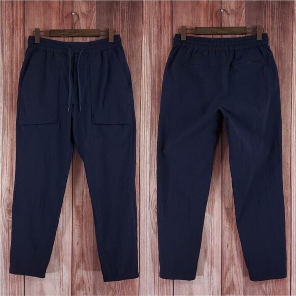 lululemon athletica Other - Lululemon Mens Size Large Bowline Pant True Navy Seersucker Athleisure M5A09S